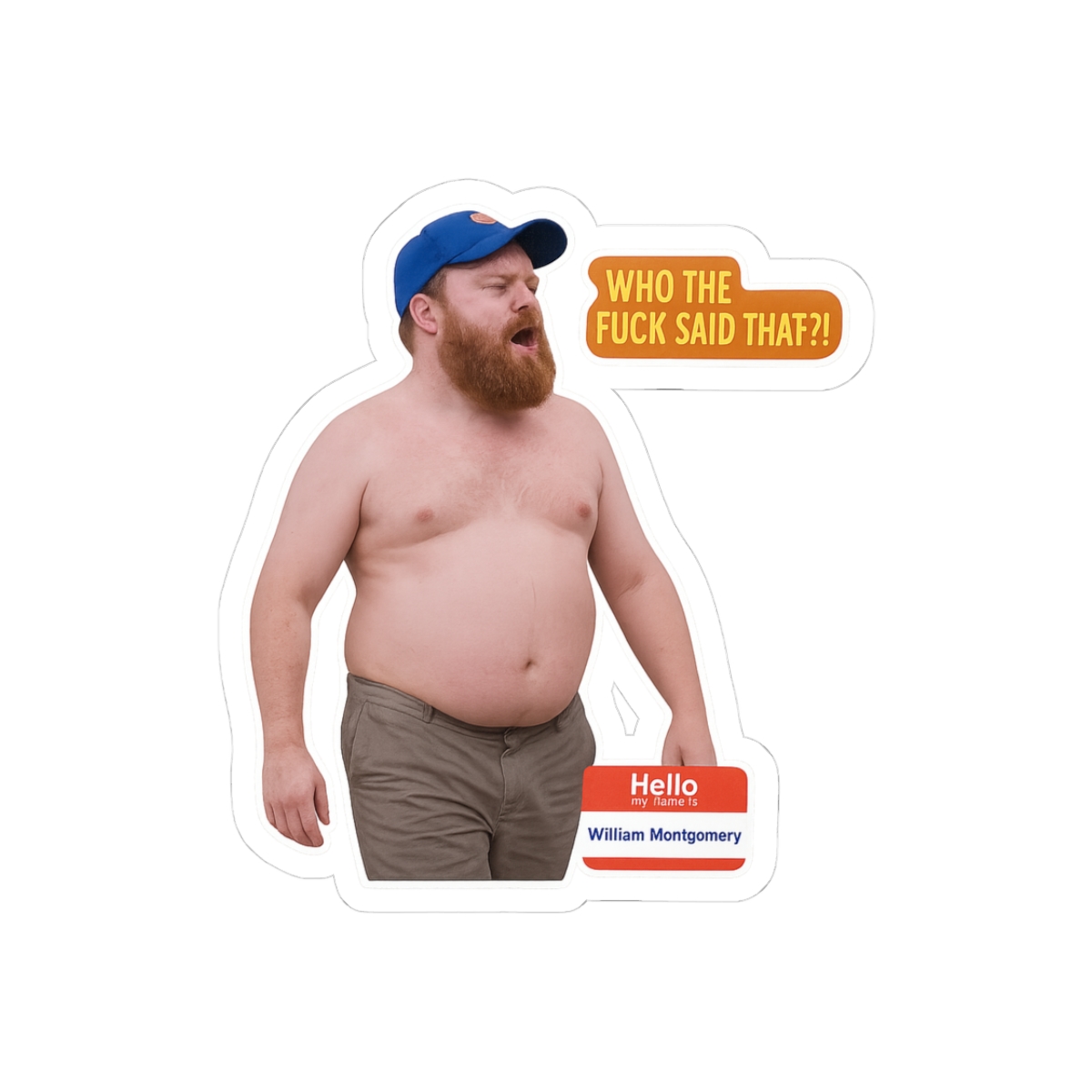 Kill Tony William Montgomery Regular Comedy Sticker