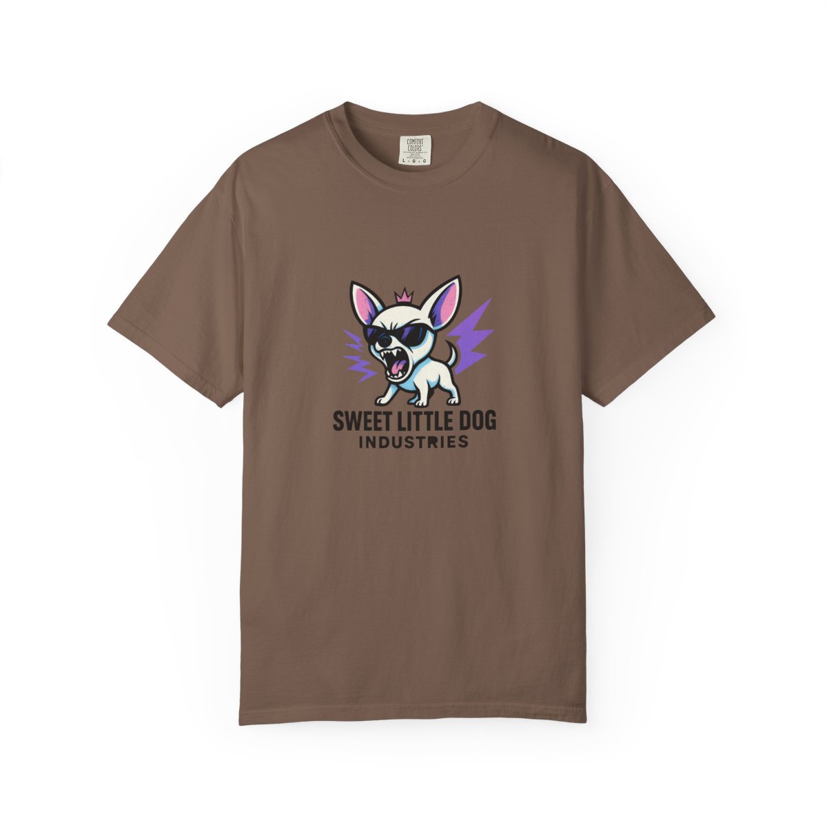 Angry Chihuahua Crown Sunglasses T-Shirt