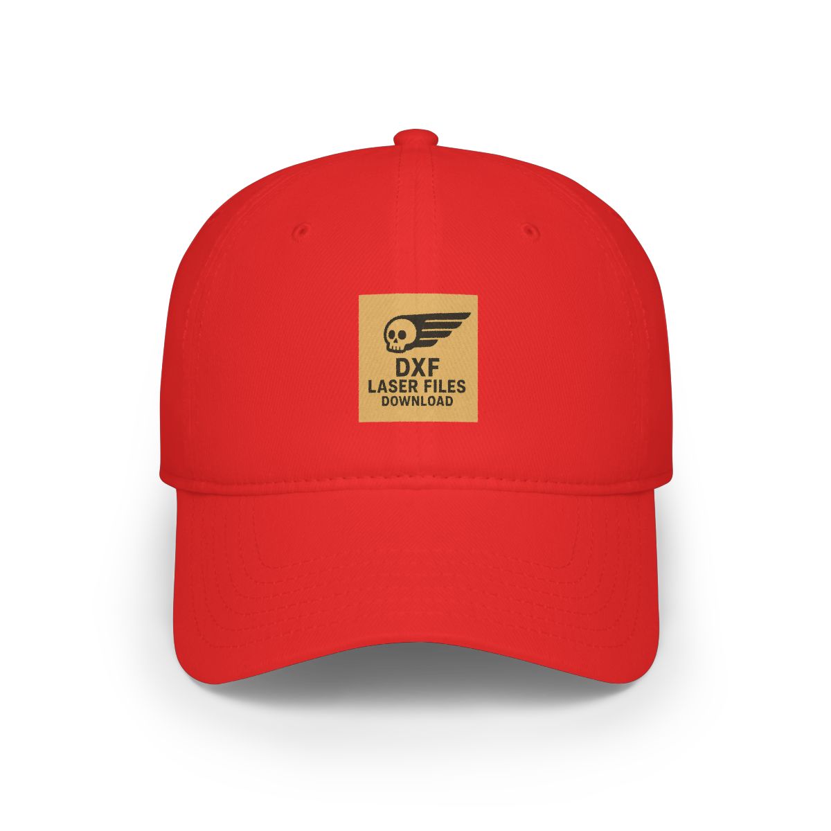 Rustic Brown Leather Cap with Black Stitching Hats