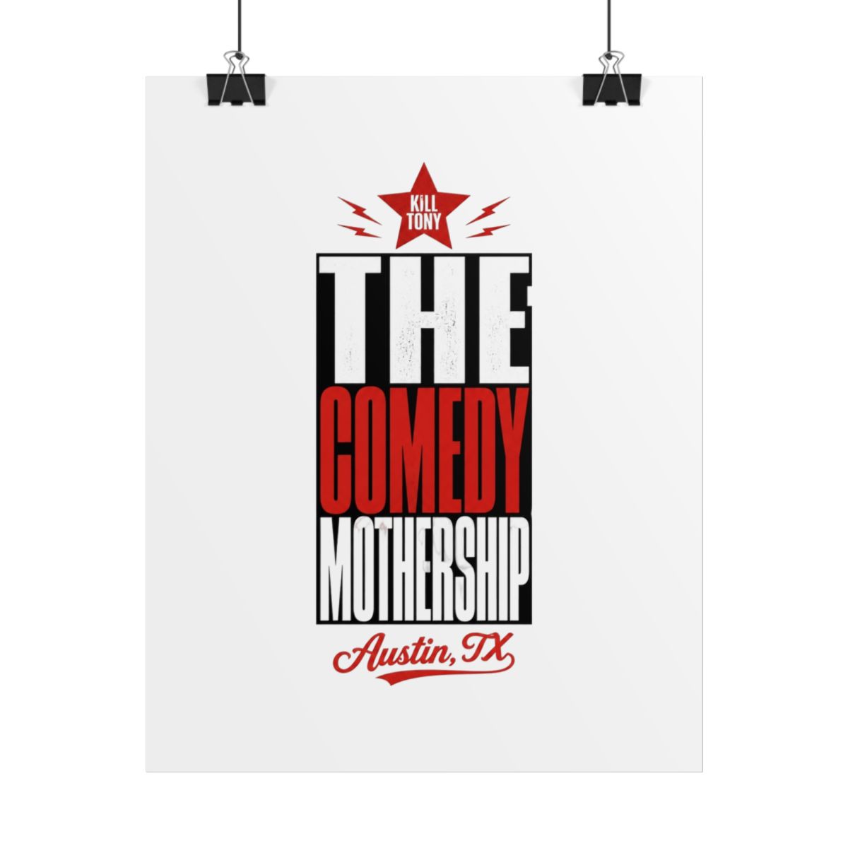 Kill Tony "The Comedy Mothership" Poster - Kill Tony official posters-wall-art merch